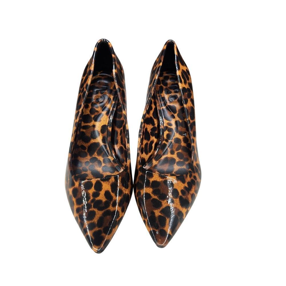INC International Concepts Leopard Print High Heel Shoes Pointed Toe - Picture 2 of 5